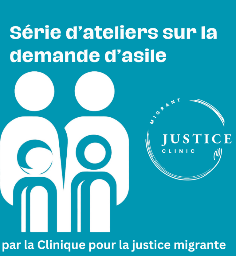 Série d’ateliers sur la demande d’asile