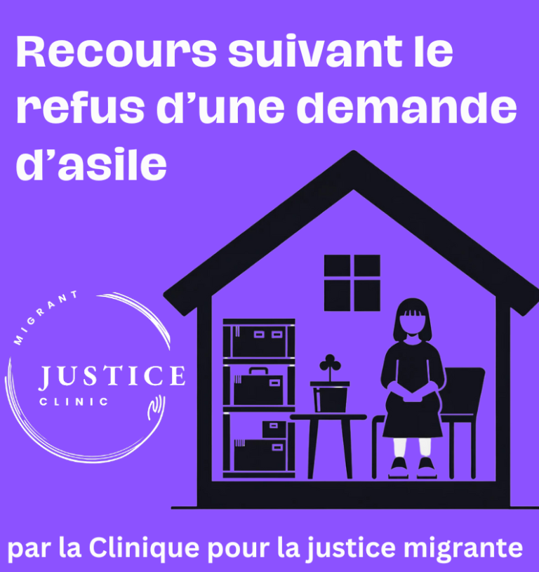 Recours suivant le refus d’une demande d’asile